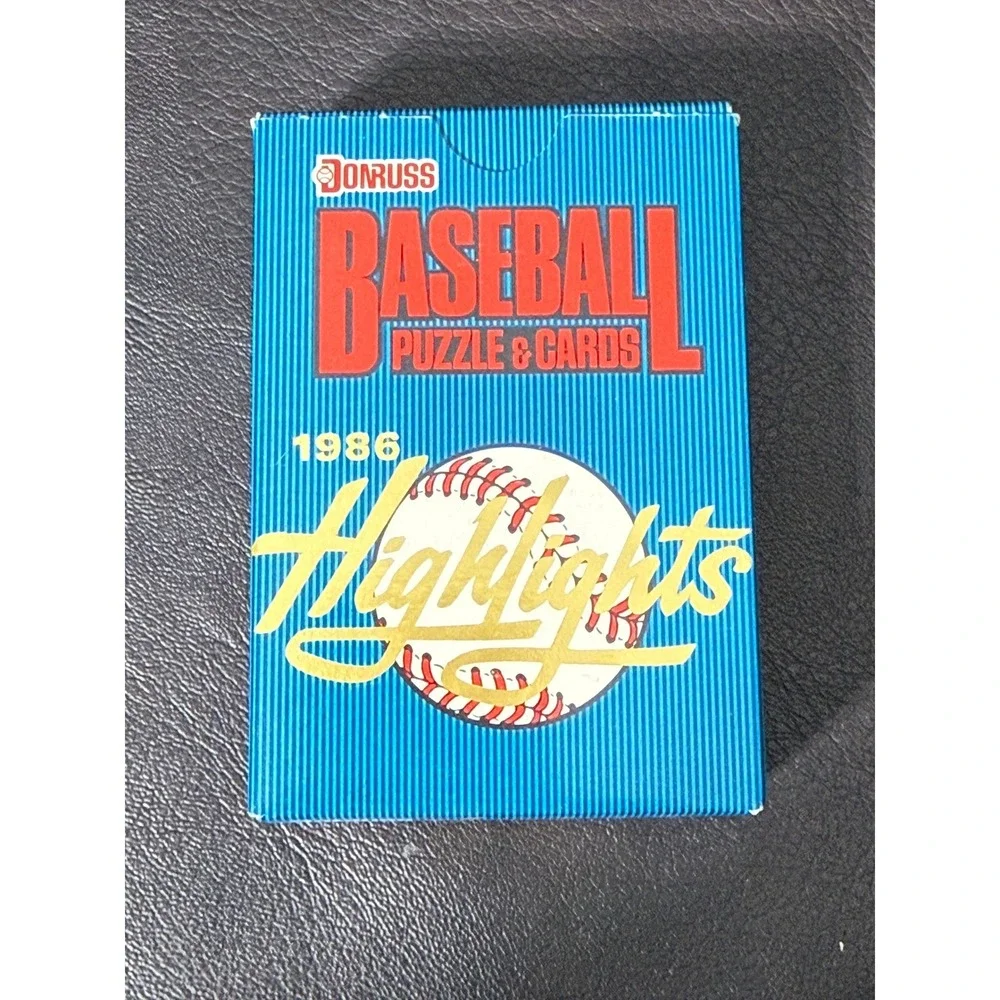 1986 Donruss Highlights Baseball Puzzle & Cards Set 56 Cards Hank Aaron Puzzle
